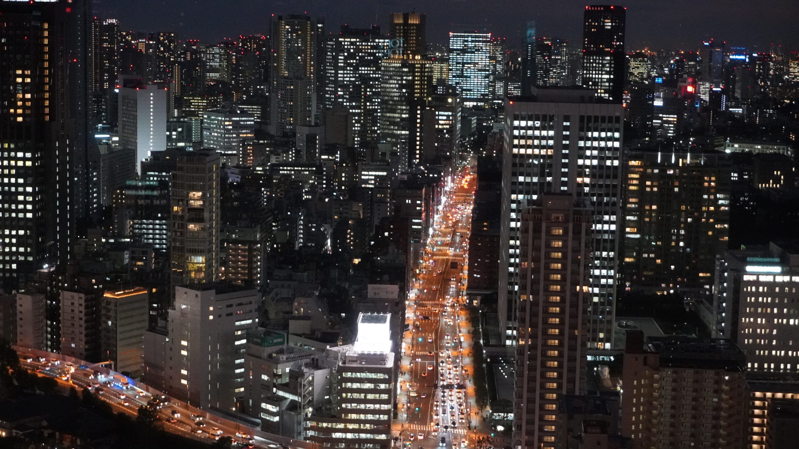 Tokyo City, City View, Rooftop View, Tokyo Tower, Observation Deck, City Night Lights, Buildings, City Highway, Japan Travel