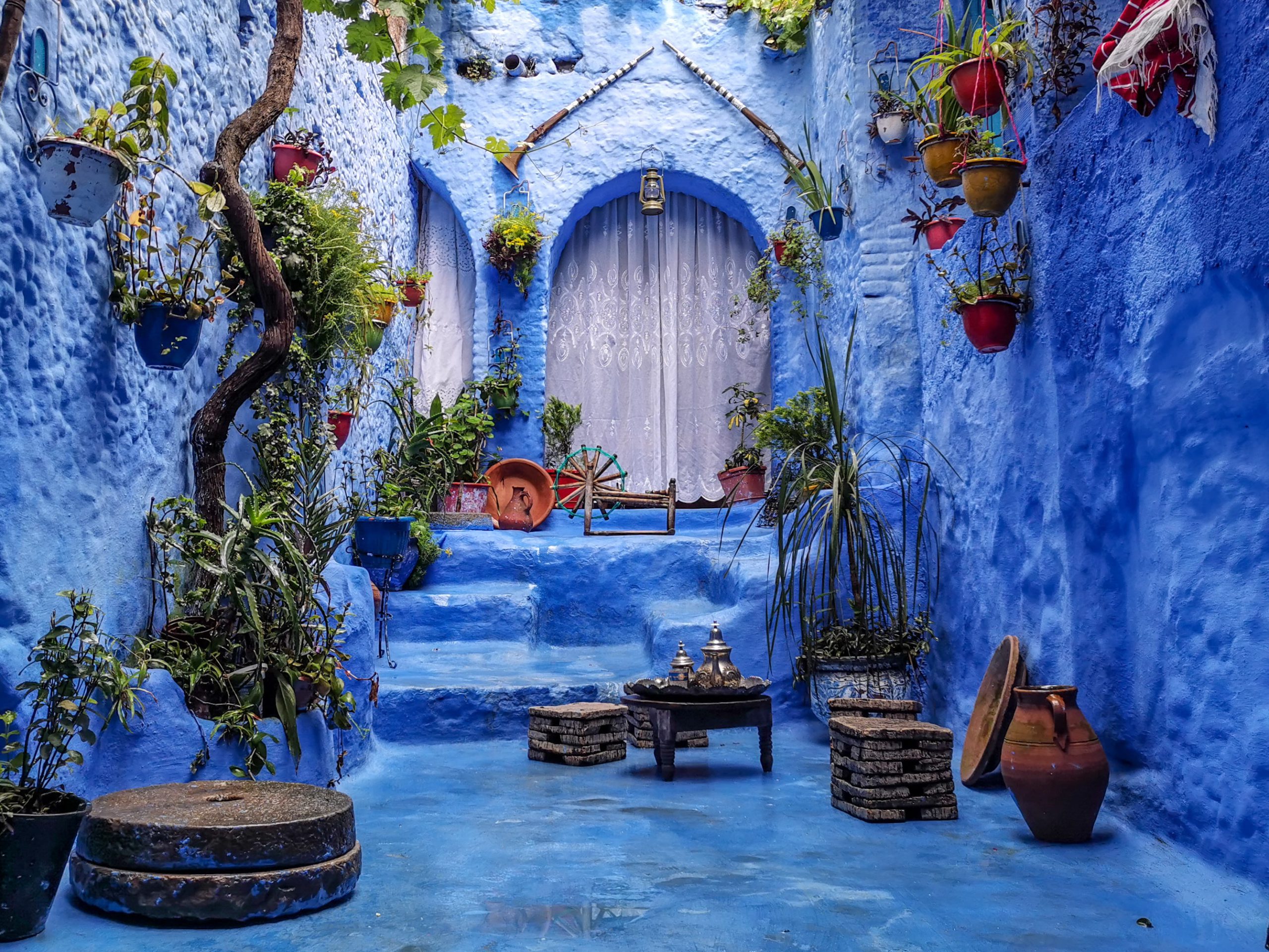 Colorful streets of Morocco